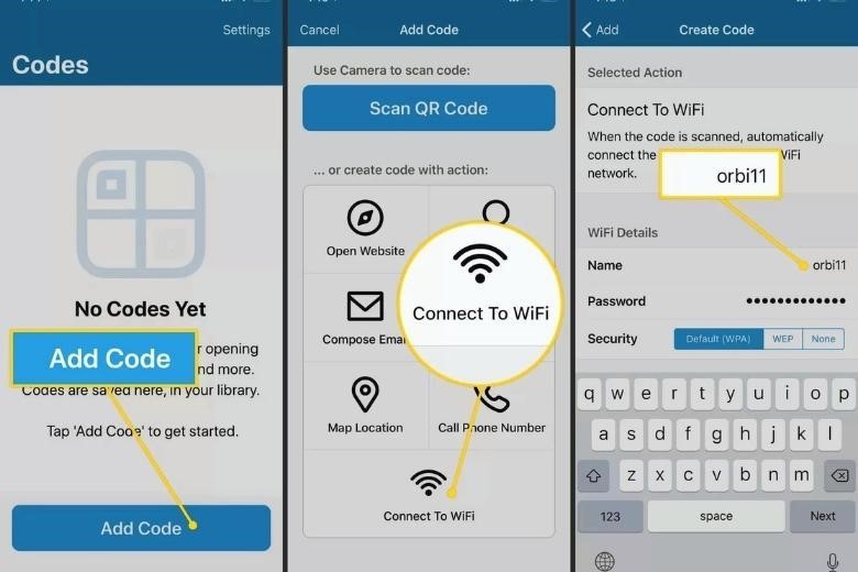 Cách chia sẻ wifi trên iPhone sang điện thoại Android bước 1